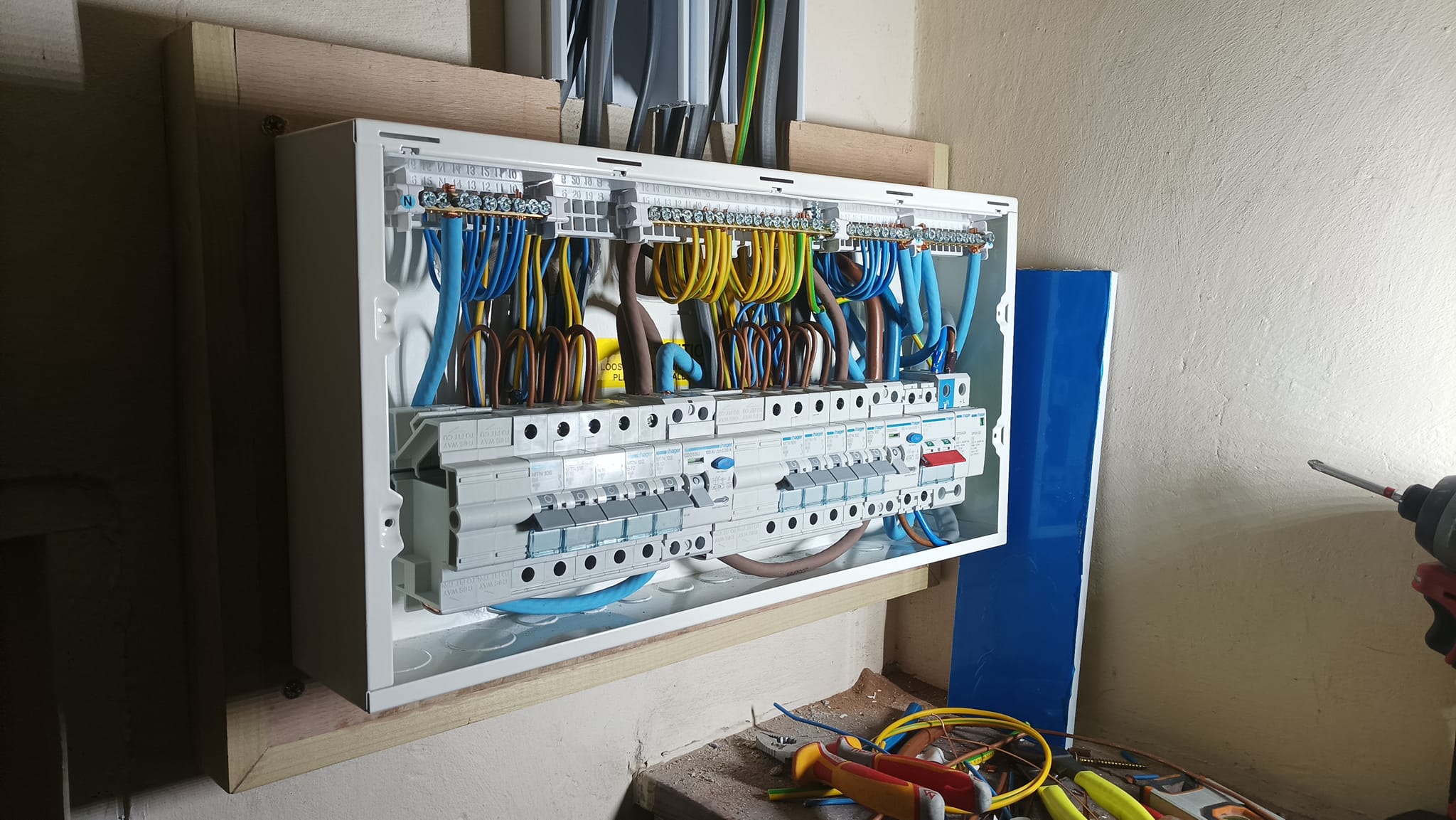 Positive Lead Electrics - new and upgraded consumer unit in Staffordshire